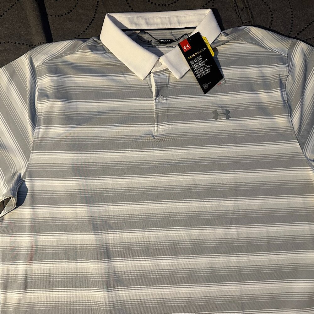 UNDER ARMOUR COOLSWITCH GOLF POLO SHIRT SIZE 2XL OR XL MEN NWT $74.99